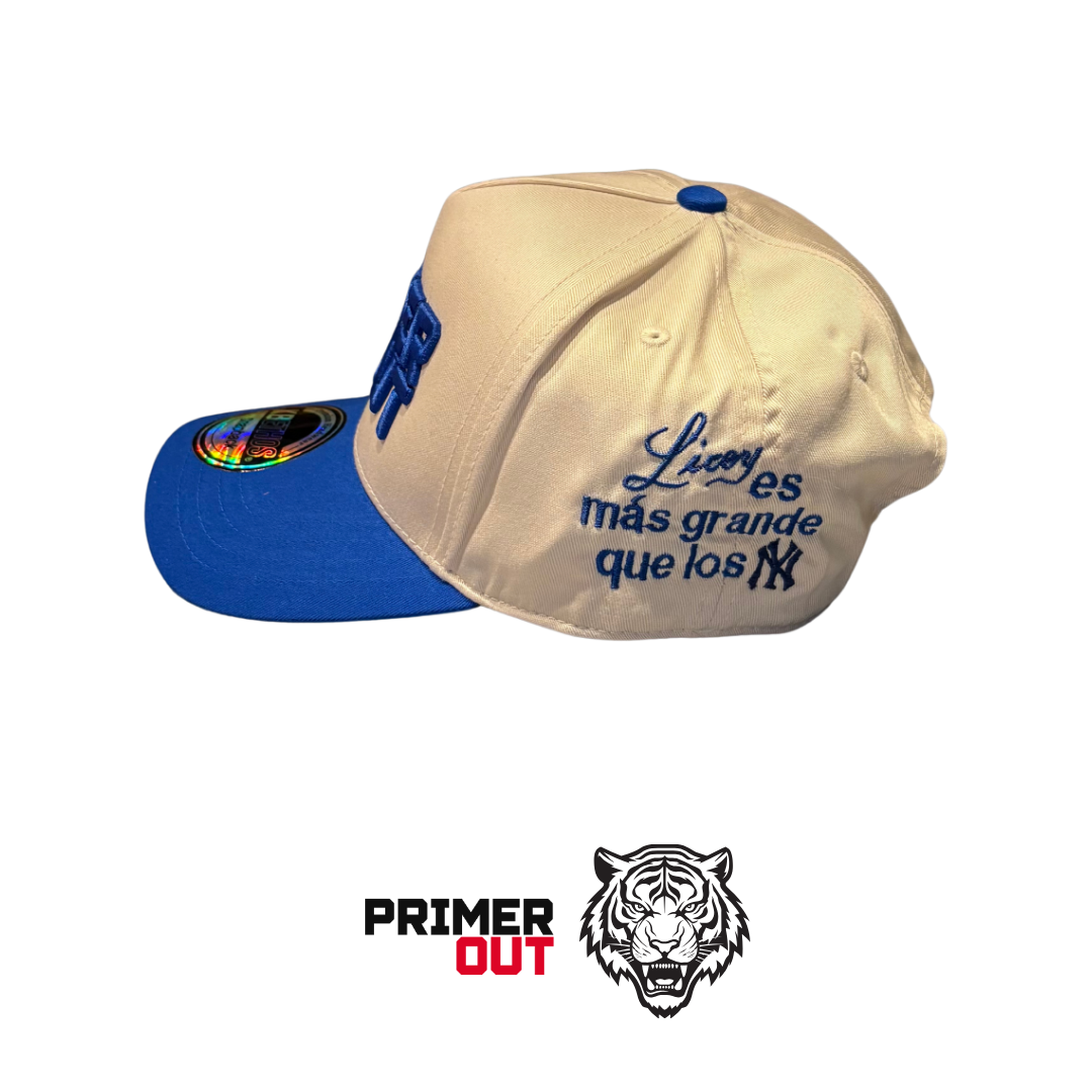 Gorra El Primer Out – Licey (Modelo 1)